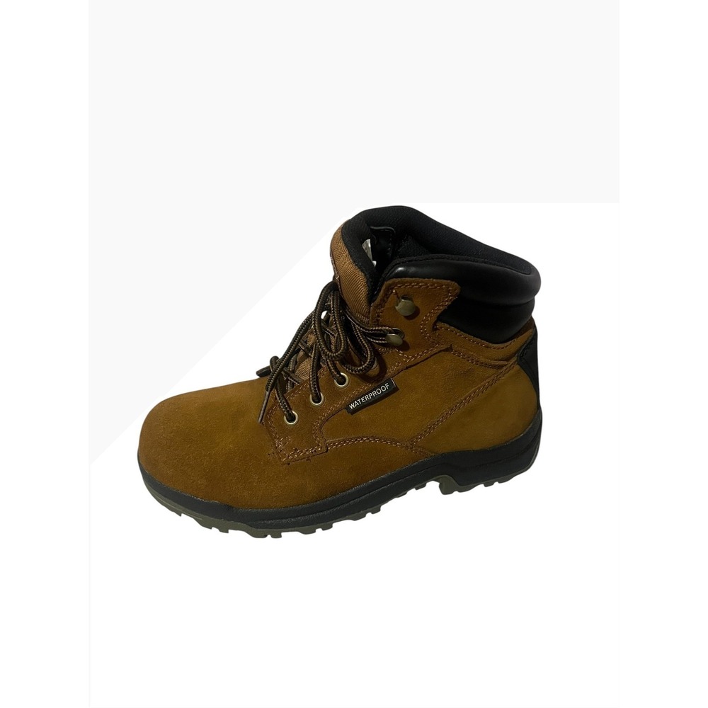 Brahma Work Boots Women's Brown Waterproof Steel Toe WMBR0442000 Size 9